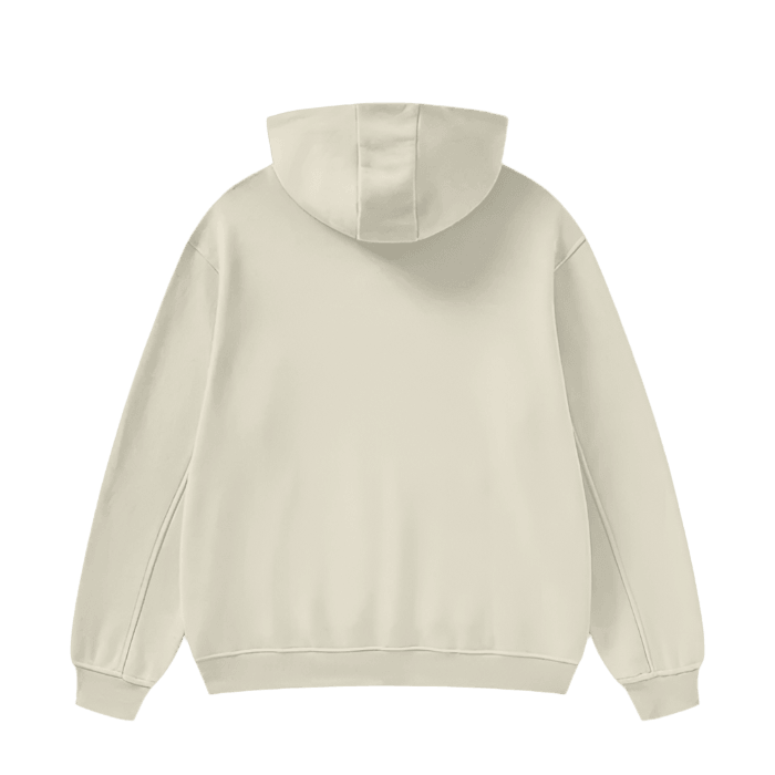 High Neck Insulated Solid Color Fleece Hoodie - FunTakers