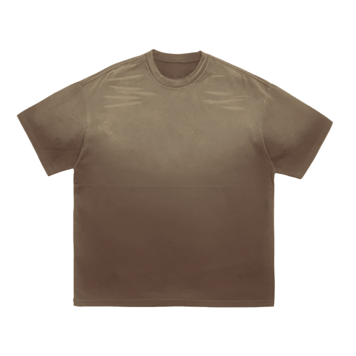 Vintage Washed Tiger Stripes Dyed Faded Tee - FunTakers