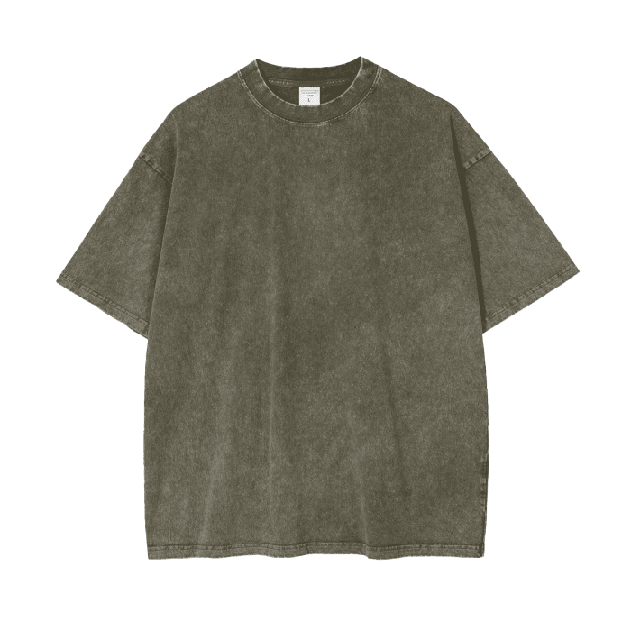 Acid Wash Oversize T-Shirt - FunTakers