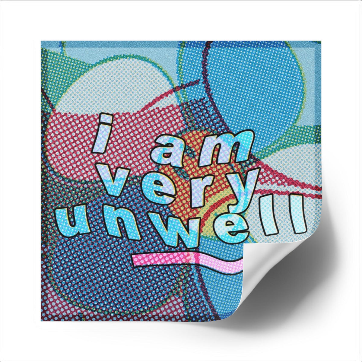 Unwell - Square Stickers - FunTakers
