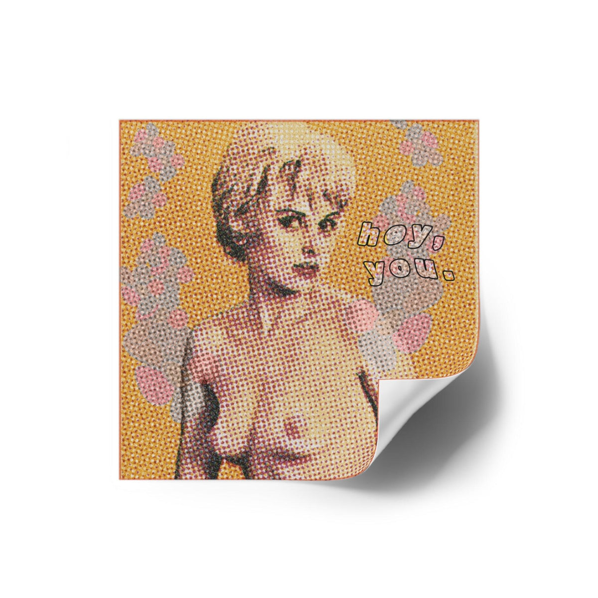 Hey, you - Square Stickers - FunTakers
