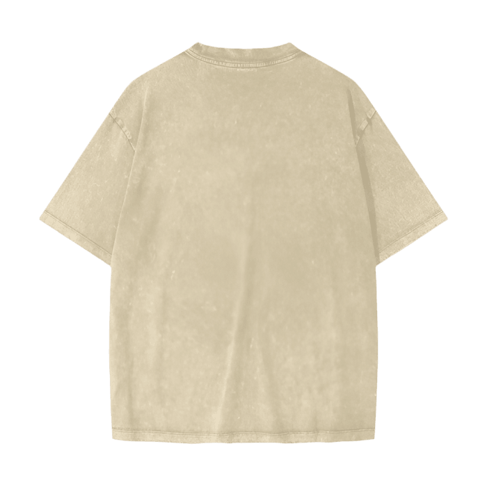 Vintage Waxed Dyed Washed Cotton Tee - FunTakers