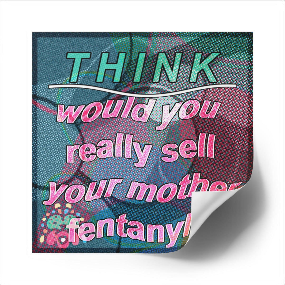 THINK! - Square Stickers - FunTakers