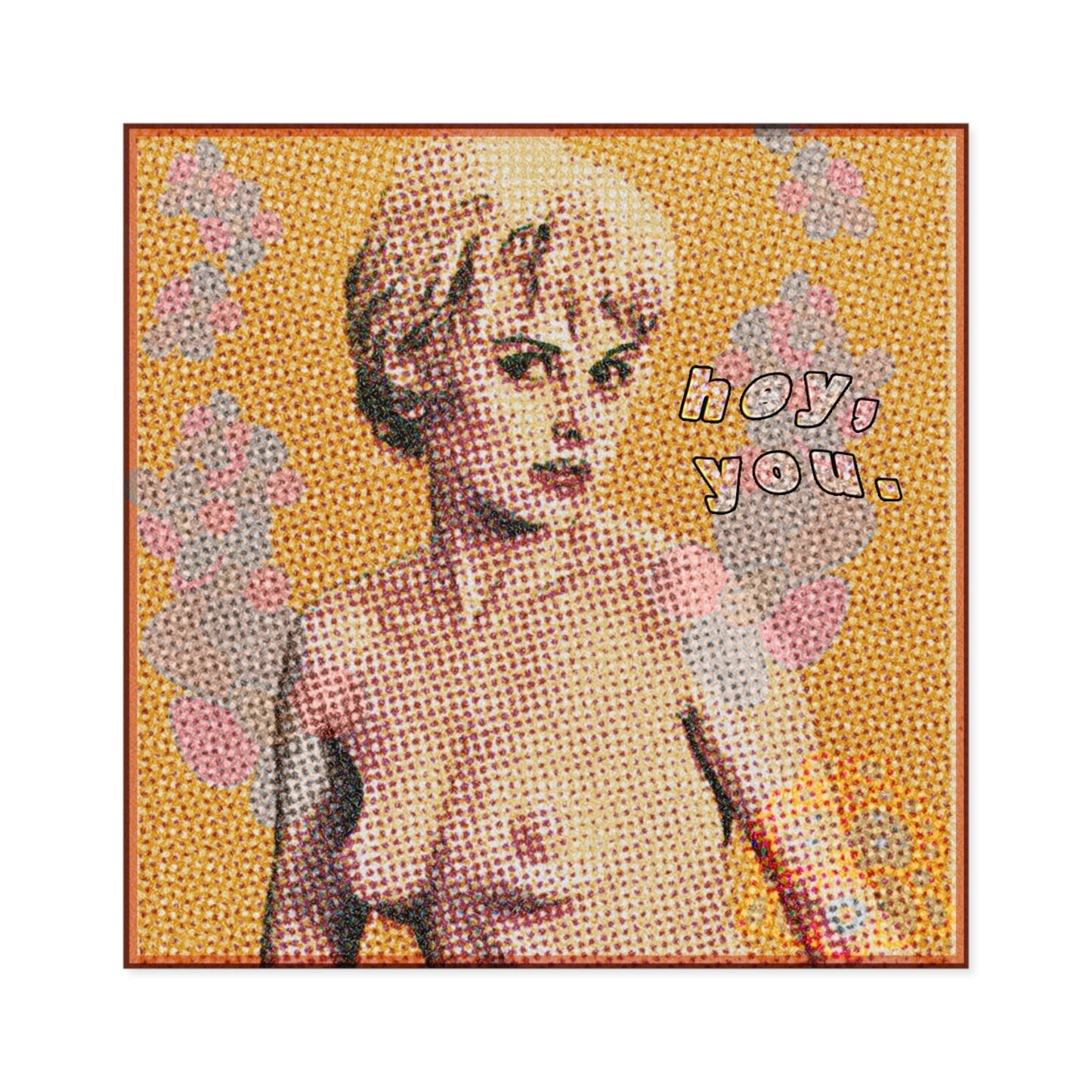 Hey, you - Square Stickers