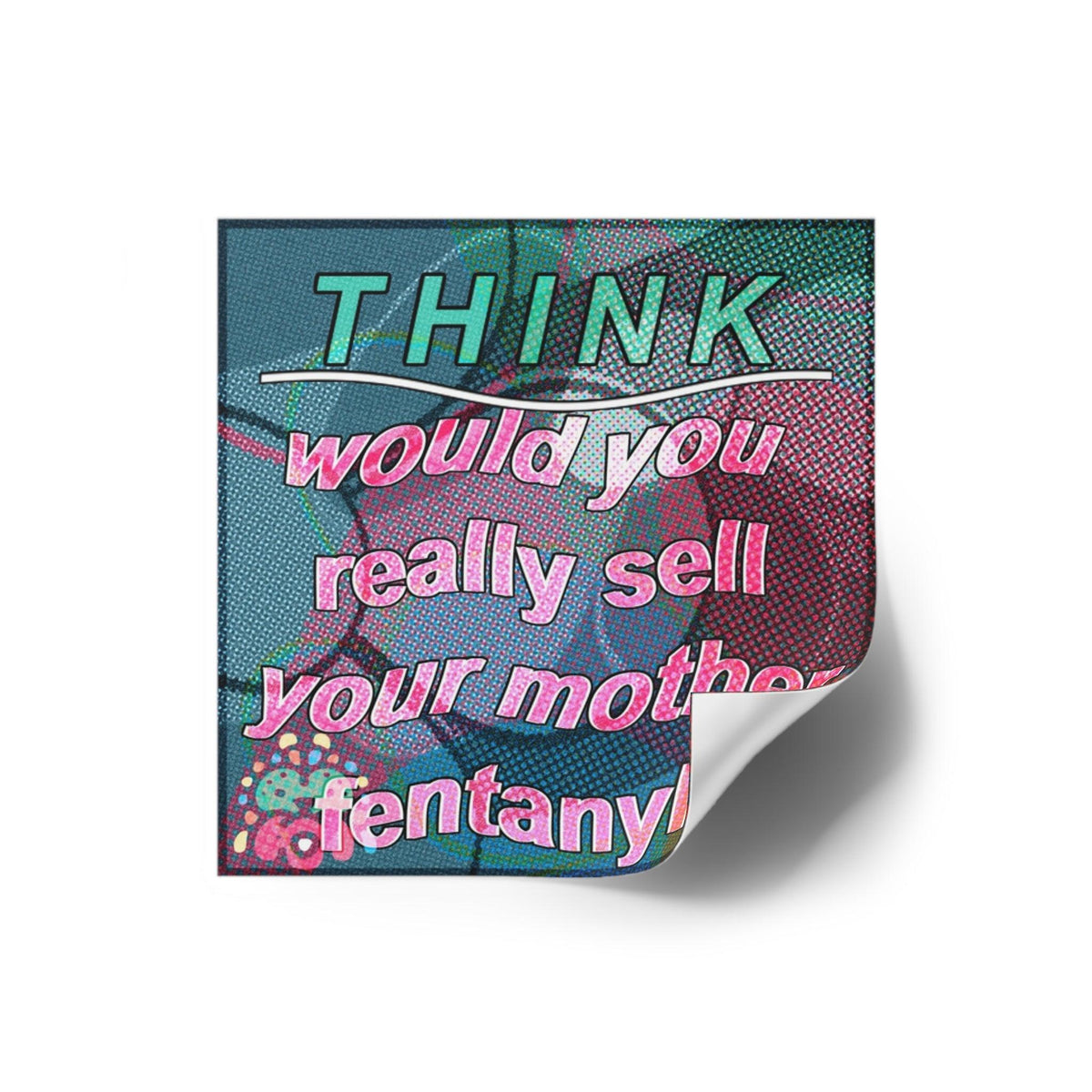 THINK! - Square Stickers - FunTakers