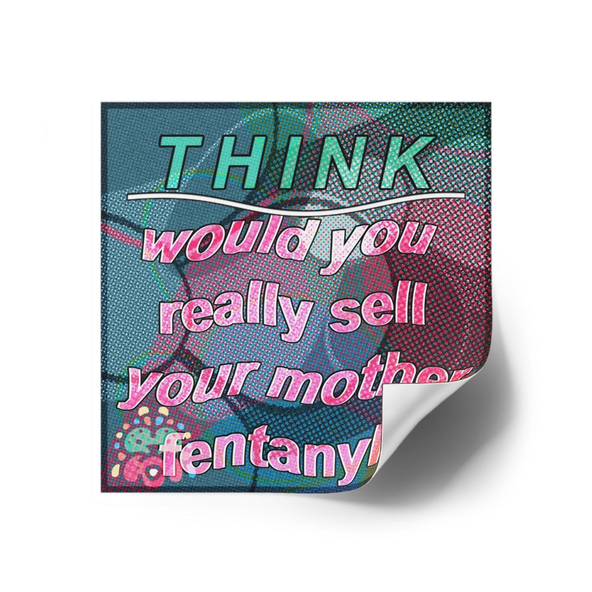 THINK! - Square Stickers - FunTakers
