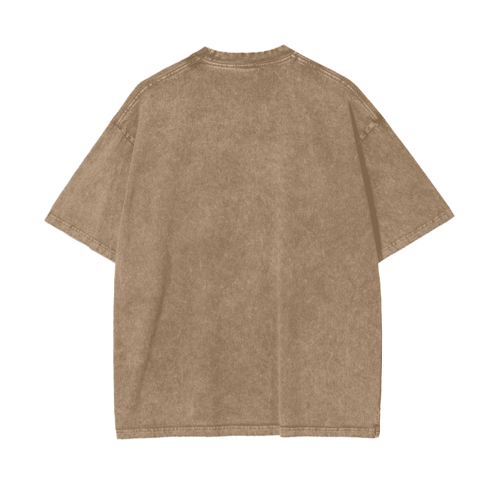 Acid Wash Oversize T-Shirt - FunTakers