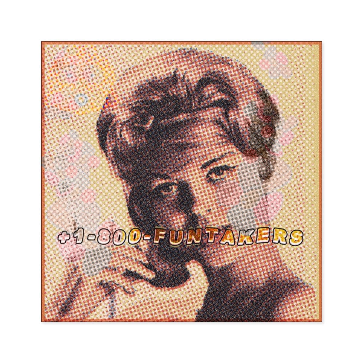 1-800-FUNTAKERS - Square Stickers - FunTakers