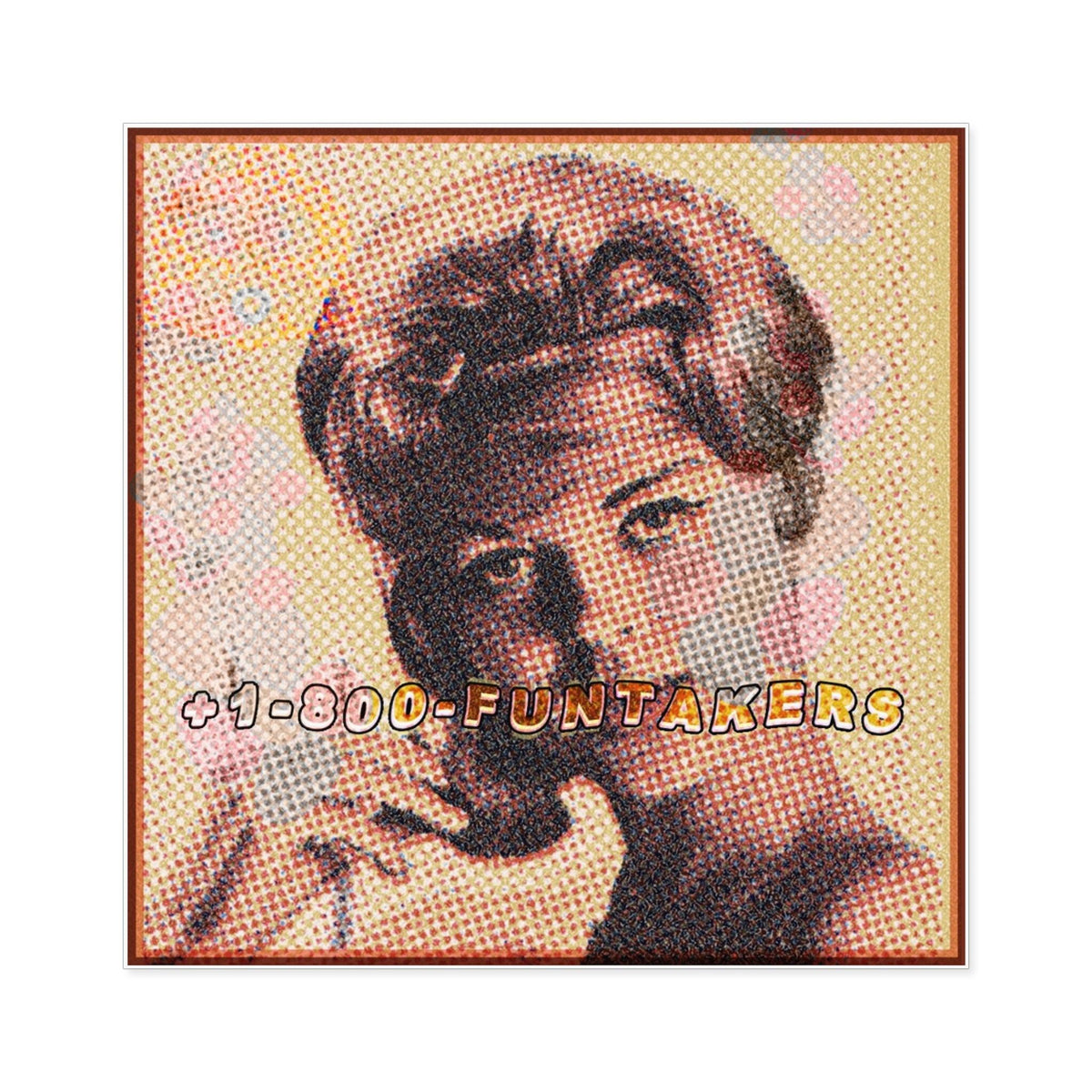 1-800-FUNTAKERS - Square Stickers - FunTakers