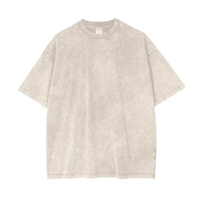 Acid Wash Oversize T-Shirt - FunTakers