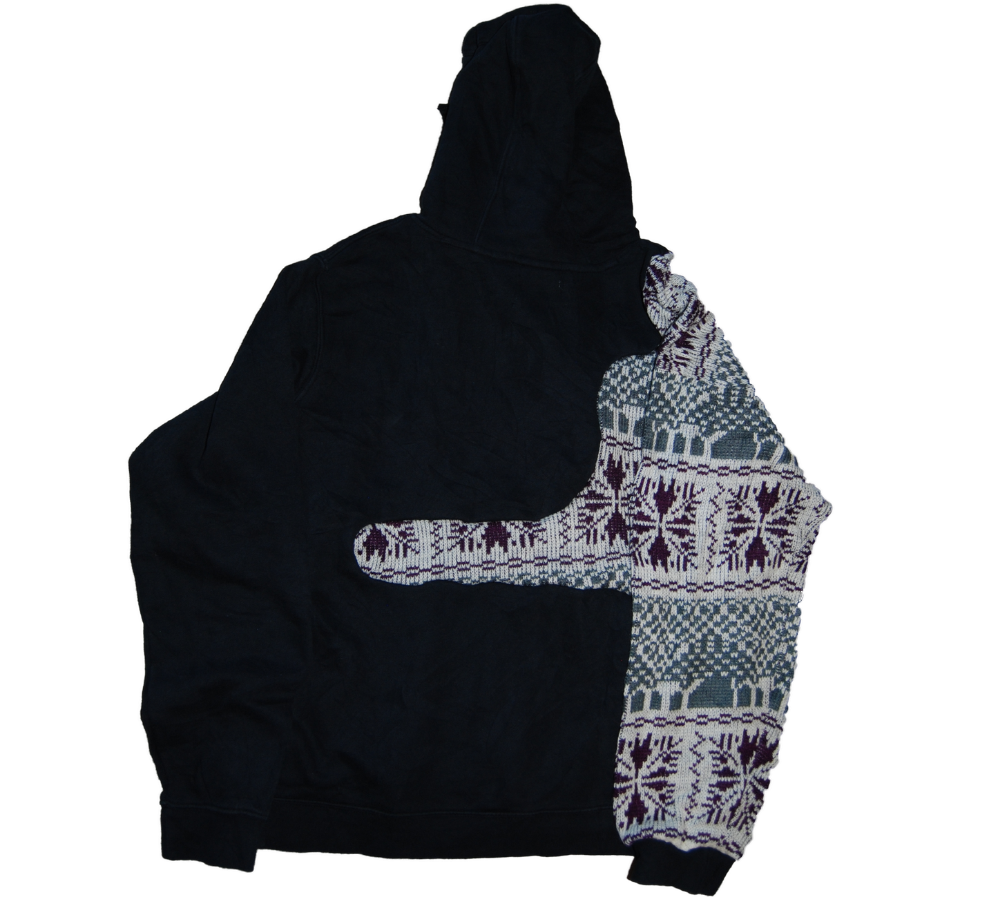 Black Titan Baseball hoodie with coogi arm