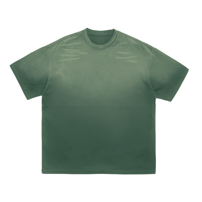 Vintage Washed Tiger Stripes Dyed Faded Tee - FunTakers