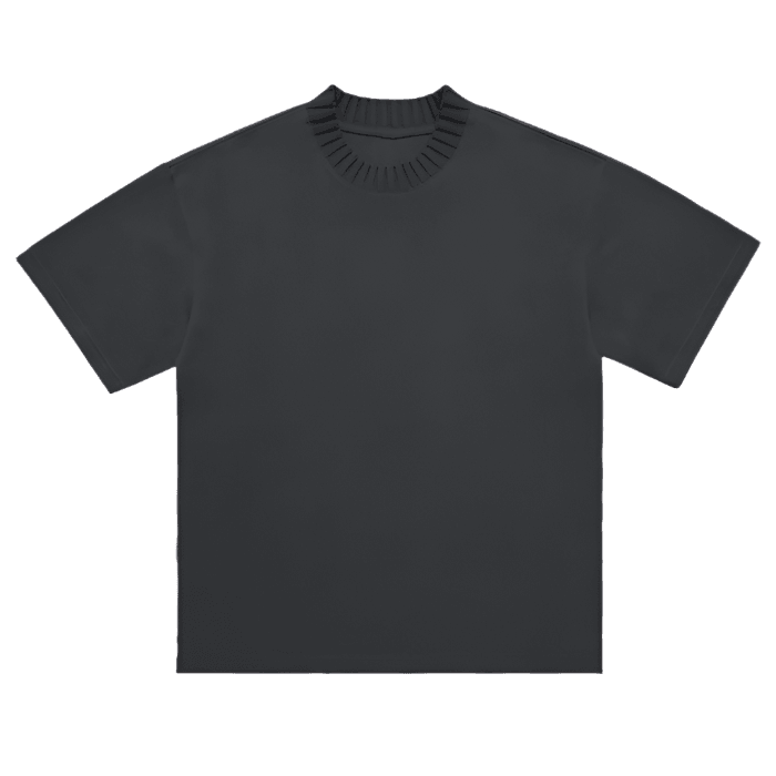 Heavy Knitted Round Neck Tee - FunTakers