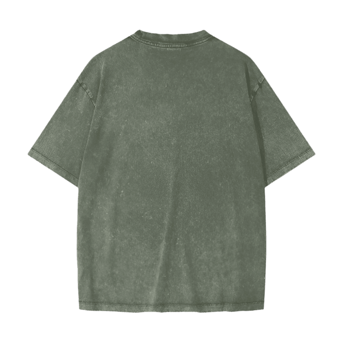 Vintage Waxed Dyed Washed Cotton Tee - FunTakers
