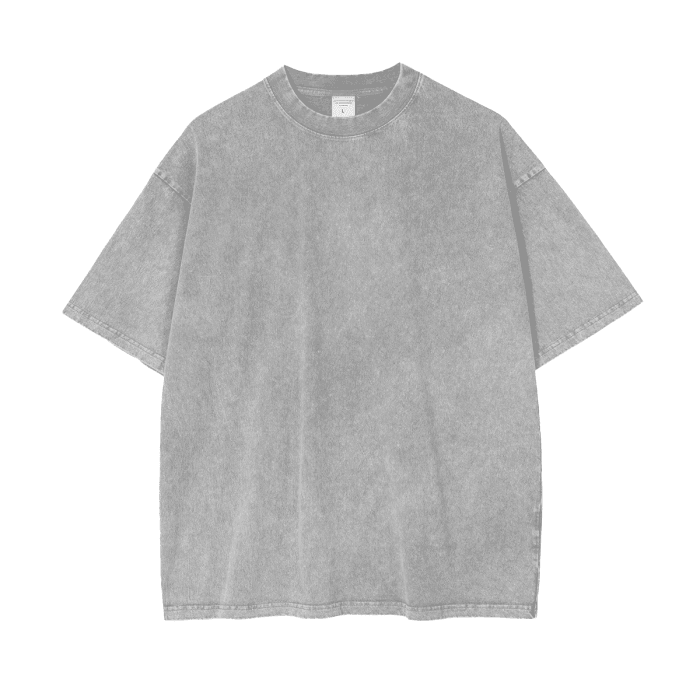 Acid Wash Oversize T-Shirt - FunTakers
