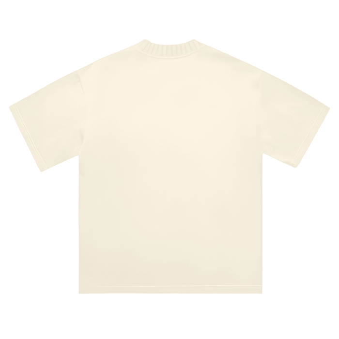 Heavy Knitted Round Neck Tee - FunTakers