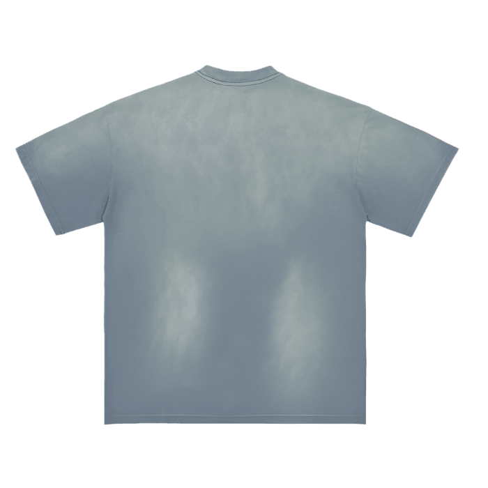 Monkey Washed Distressed Drop Shoulder Tee - FunTakers