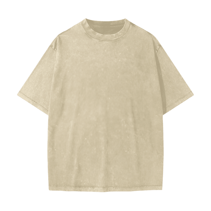 Vintage Waxed Dyed Washed Cotton Tee - FunTakers