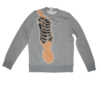 Gray Skeleton Sweater