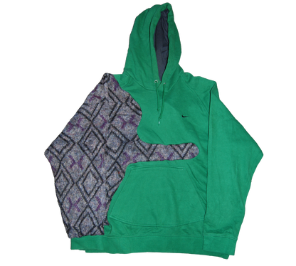 Green Nike Hoodie | Hoodie with Coogi Arm | FunTakers