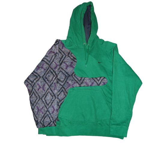 Green Nike Hoodie | Hoodie with Coogi Arm | FunTakers