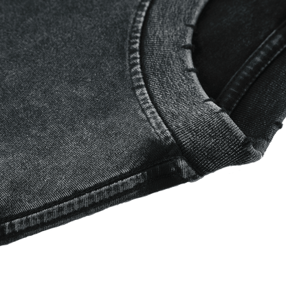 Snow Washed Frayed Hem Tank Top