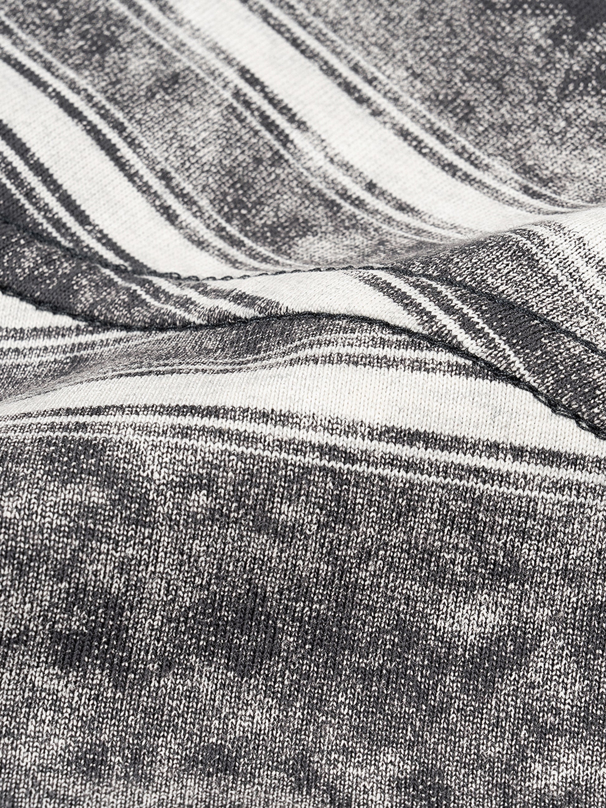 Snow Wash Striped Box Tee - FunTakers