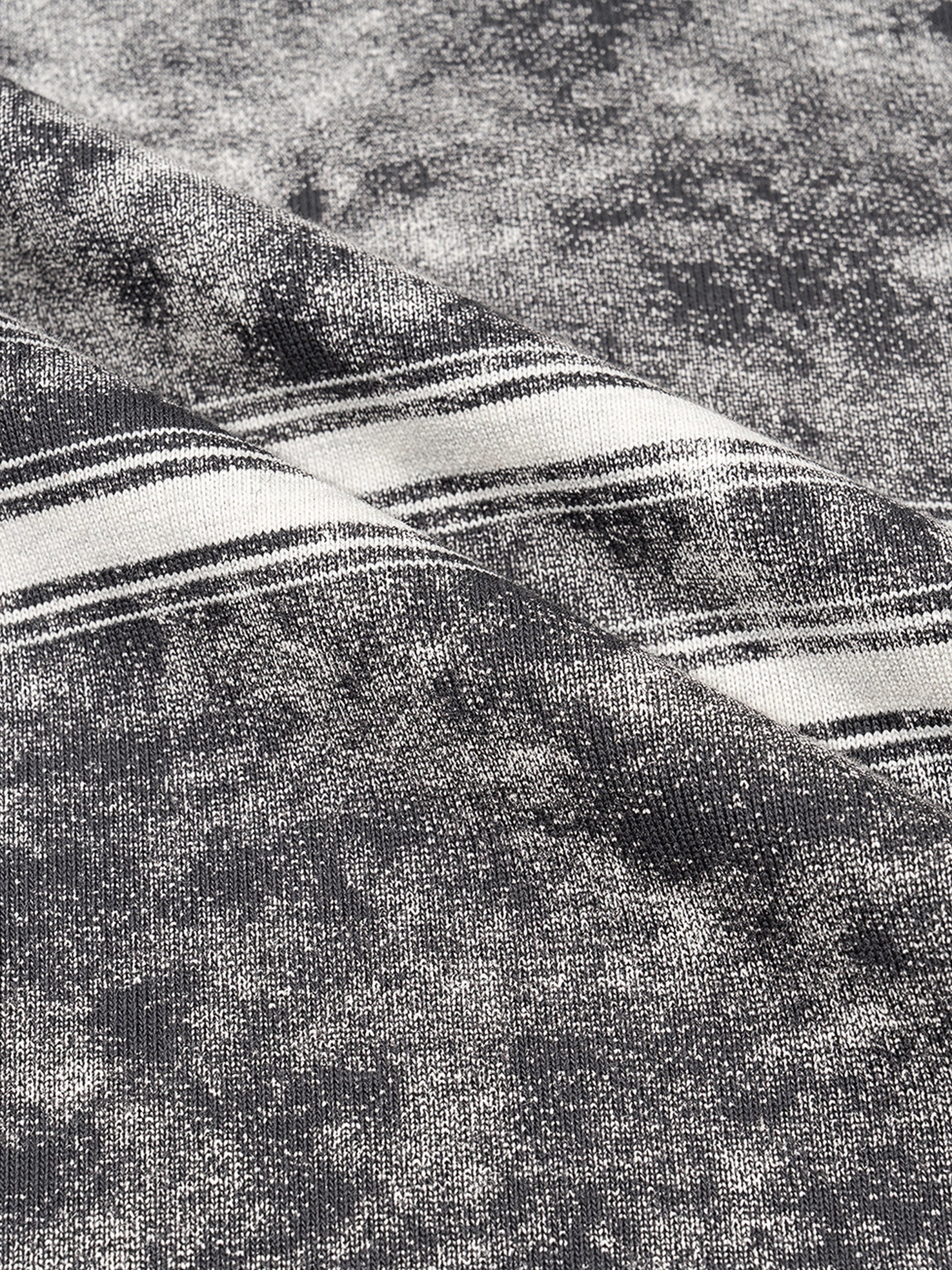 Snow Wash Striped Box Tee - FunTakers