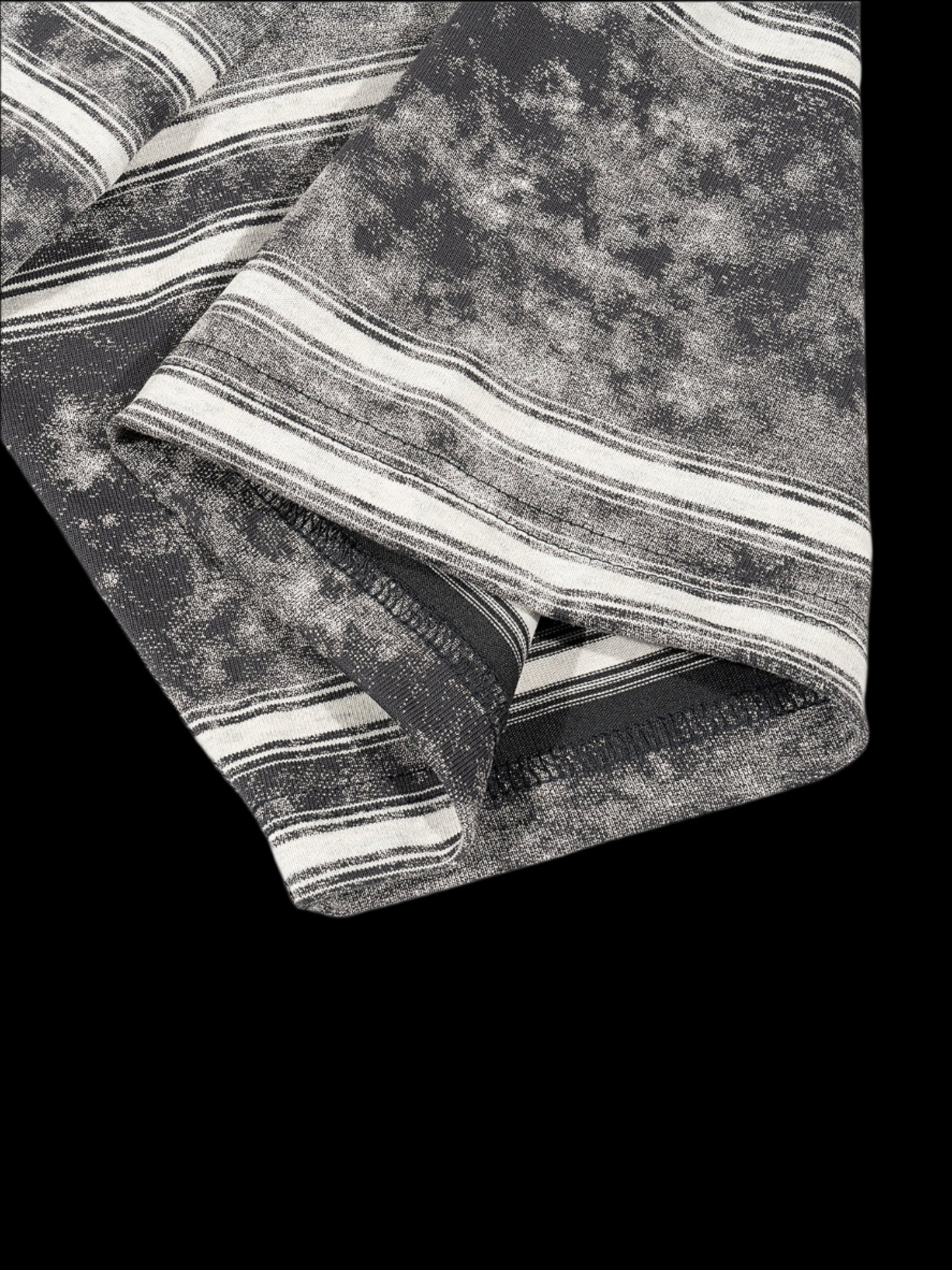 Snow Wash Striped Box Tee - FunTakers