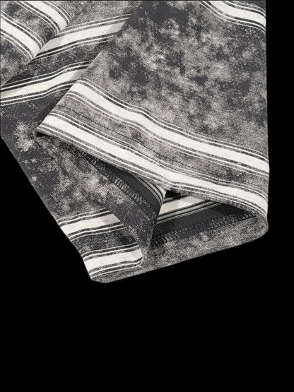 Snow Wash Striped Box Tee - FunTakers