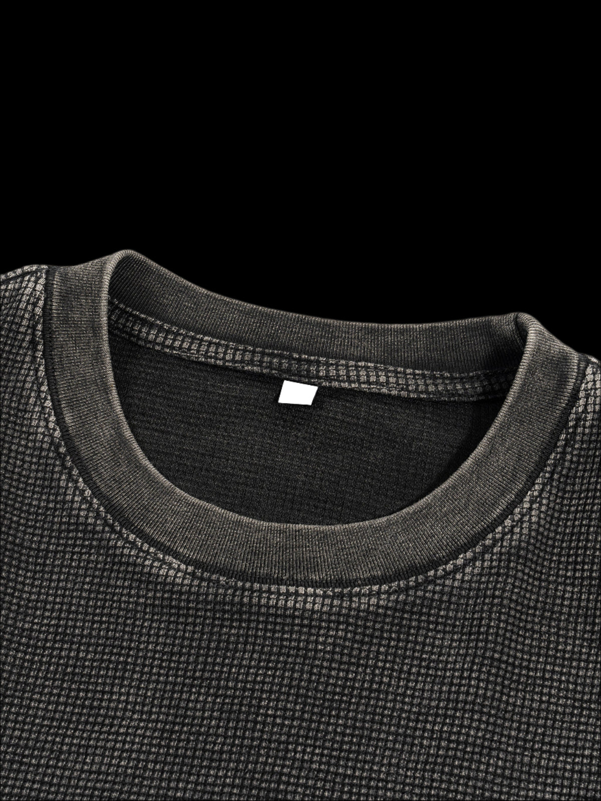 Waffle Texture Washed Boxy Tee - FunTakers