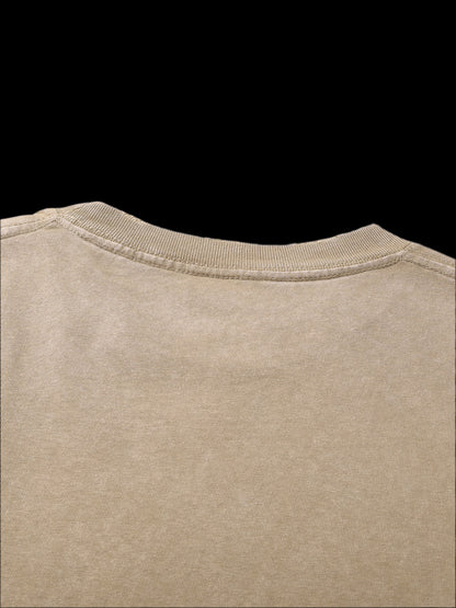 Heavy Snow Wash Frayed Tee - FunTakers